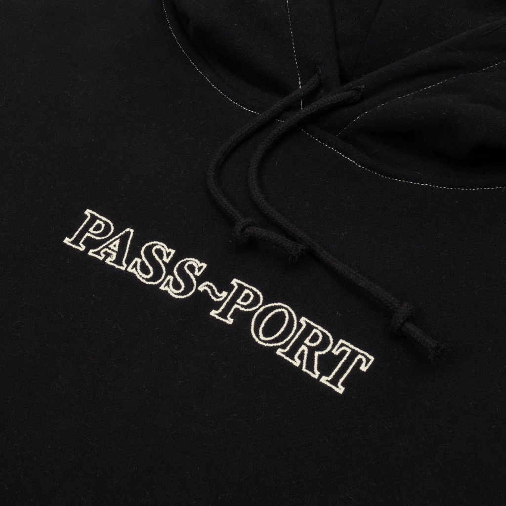 Pass-Port Official Organic Hoodie - Black