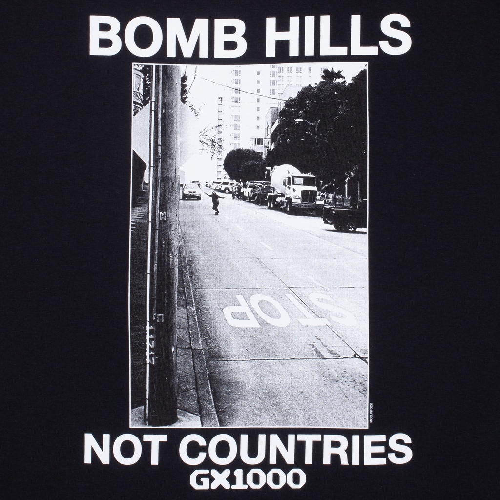 Bomb Hills Not Countries Tee - Black