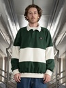 Jake Hayes LS Shirt Rugby - Pine Stripe