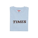 Times Logo 2. Tee - B.Blue/Brown