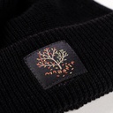 Magenta Tree Beanie - Black