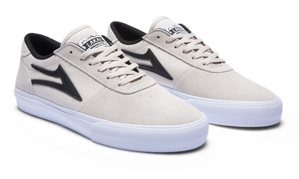 Lakai Manchester - White/Black Suede