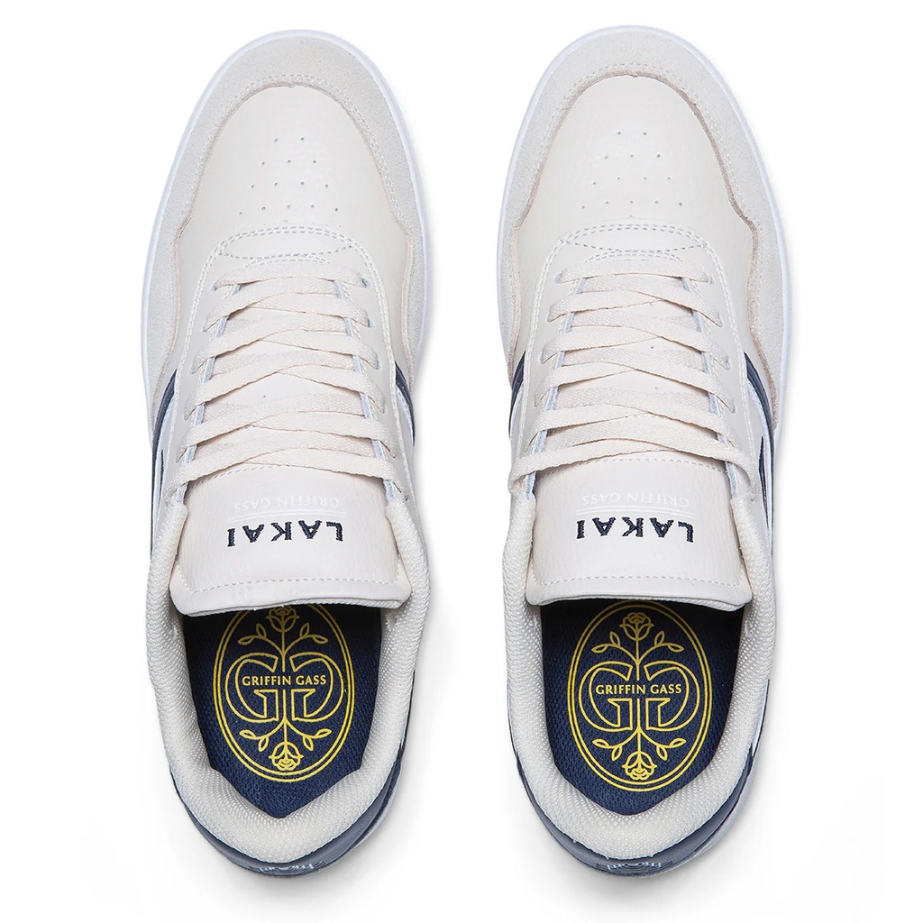 Lakai Terrace - Cream/Navy Suede