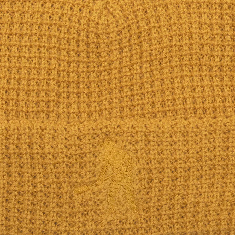 Pass-Port Organic Cotton Waffle Knit Beanie - Marigold