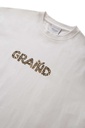 Grand Collection Grand NY Tee - White/Leopard Print