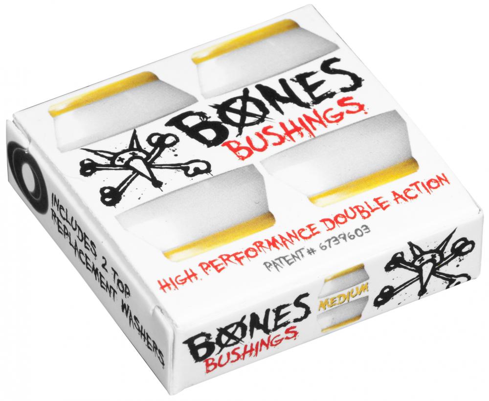 Bones Hardcore Bushings Medium Yellow White