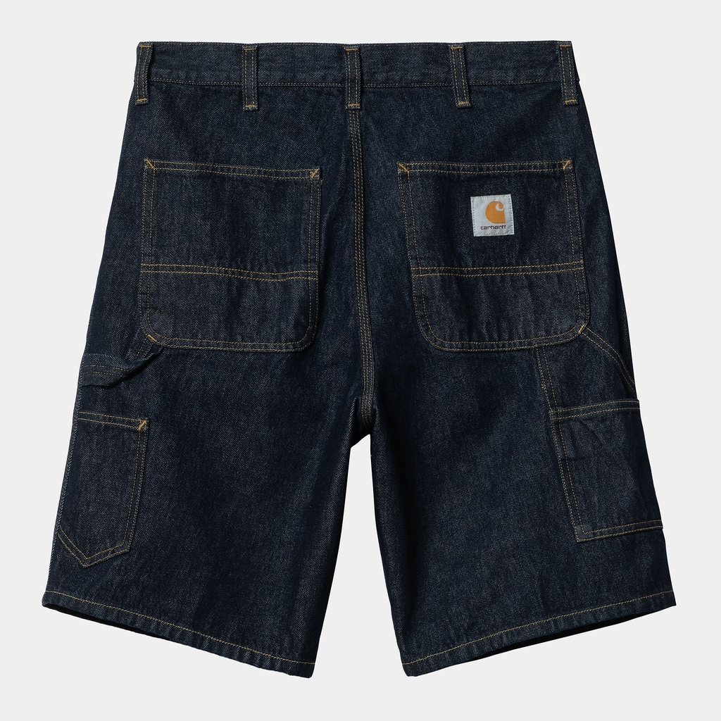 Carhartt WIP Single Knee Shorts - Blue Rinsed