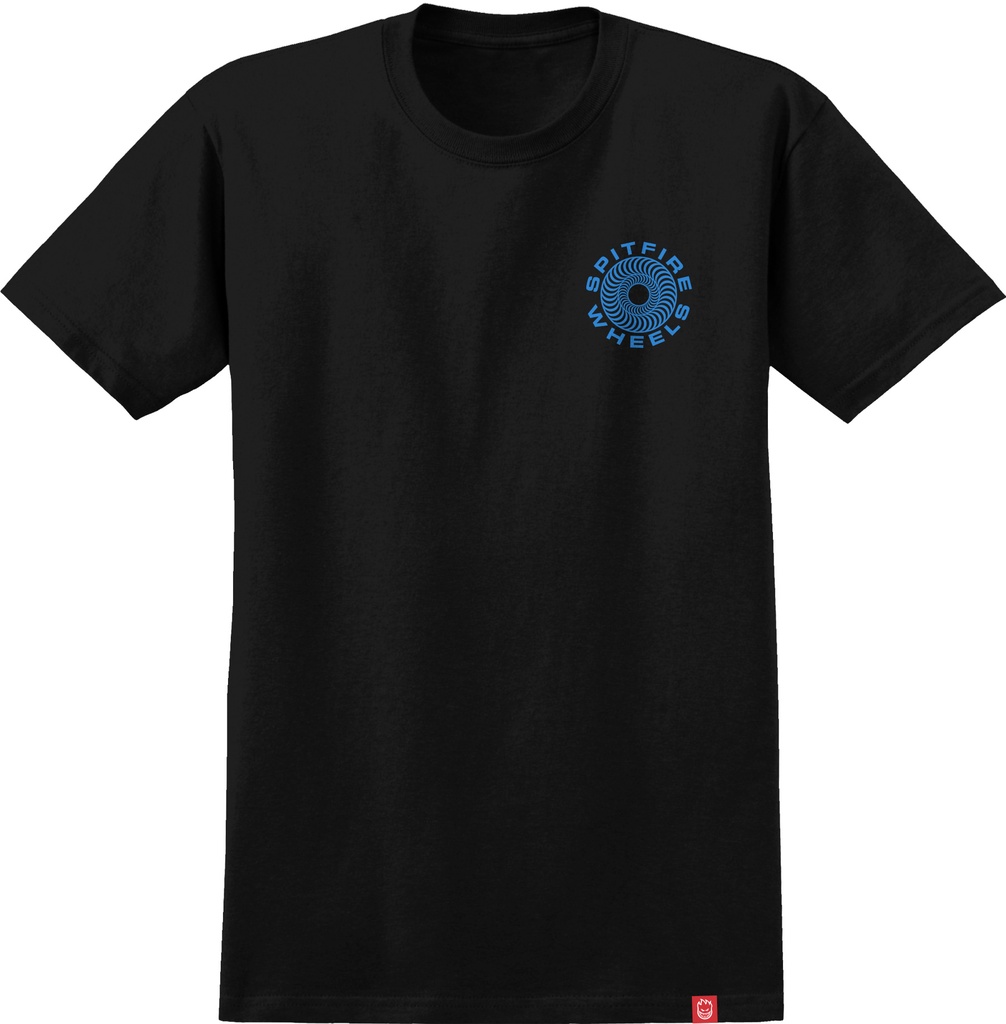 Spitfire Classic '87 Swirl Tee - Black/Blue