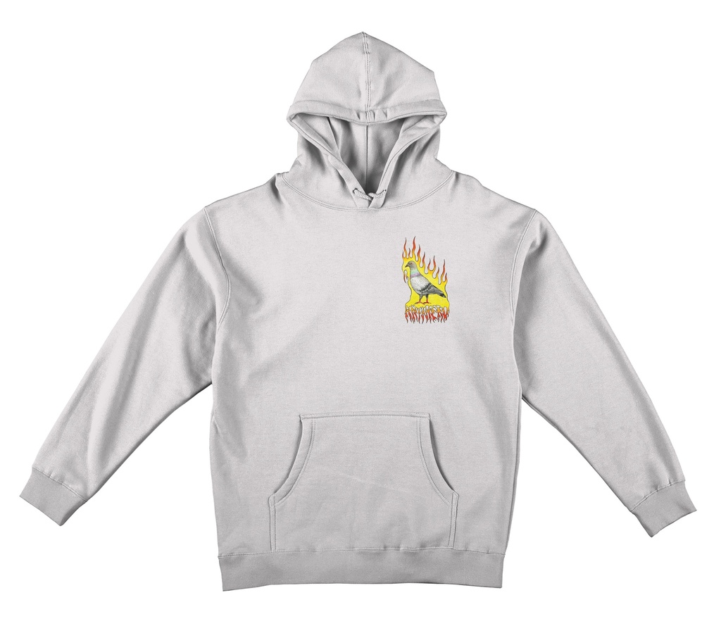 Antihero Flame Pigeon Hood - Cement