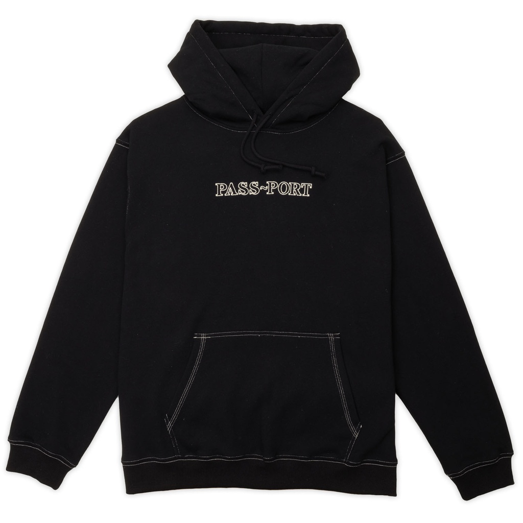 Pass-Port Official Organic Hoodie - Black