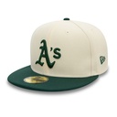 New Era TEAM 59FIFTY OAKATHCO - Cream / Green