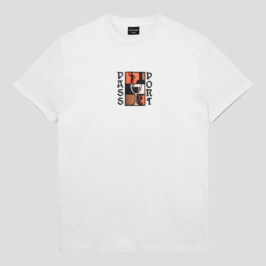 Pass-Port Dine Em' Tee - White