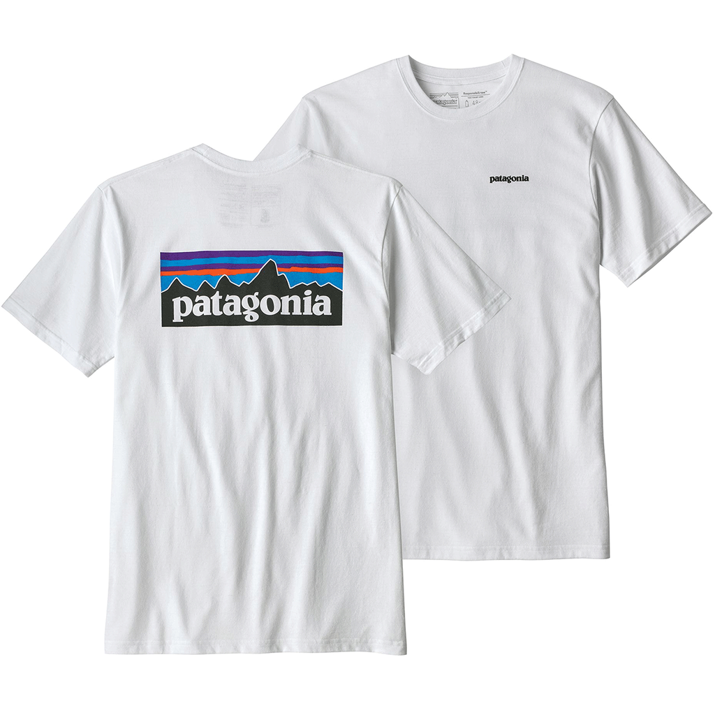 Patagonia M's P-6 Logo Responsibili Tee - White