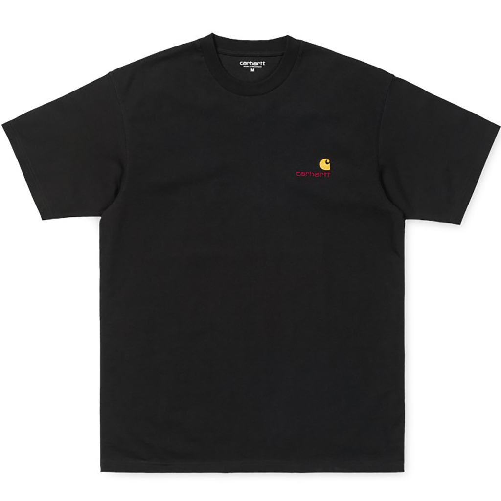 Carhartt WIP S/s American Script T-shirt - Black