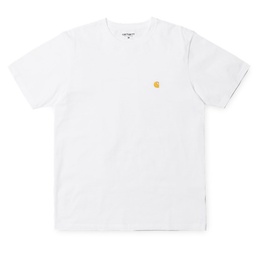 Carhartt WIP S/s Chase T-shirt White/gold