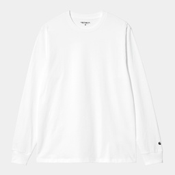 Carhartt WIP L/s Base T-shirt - White / Black