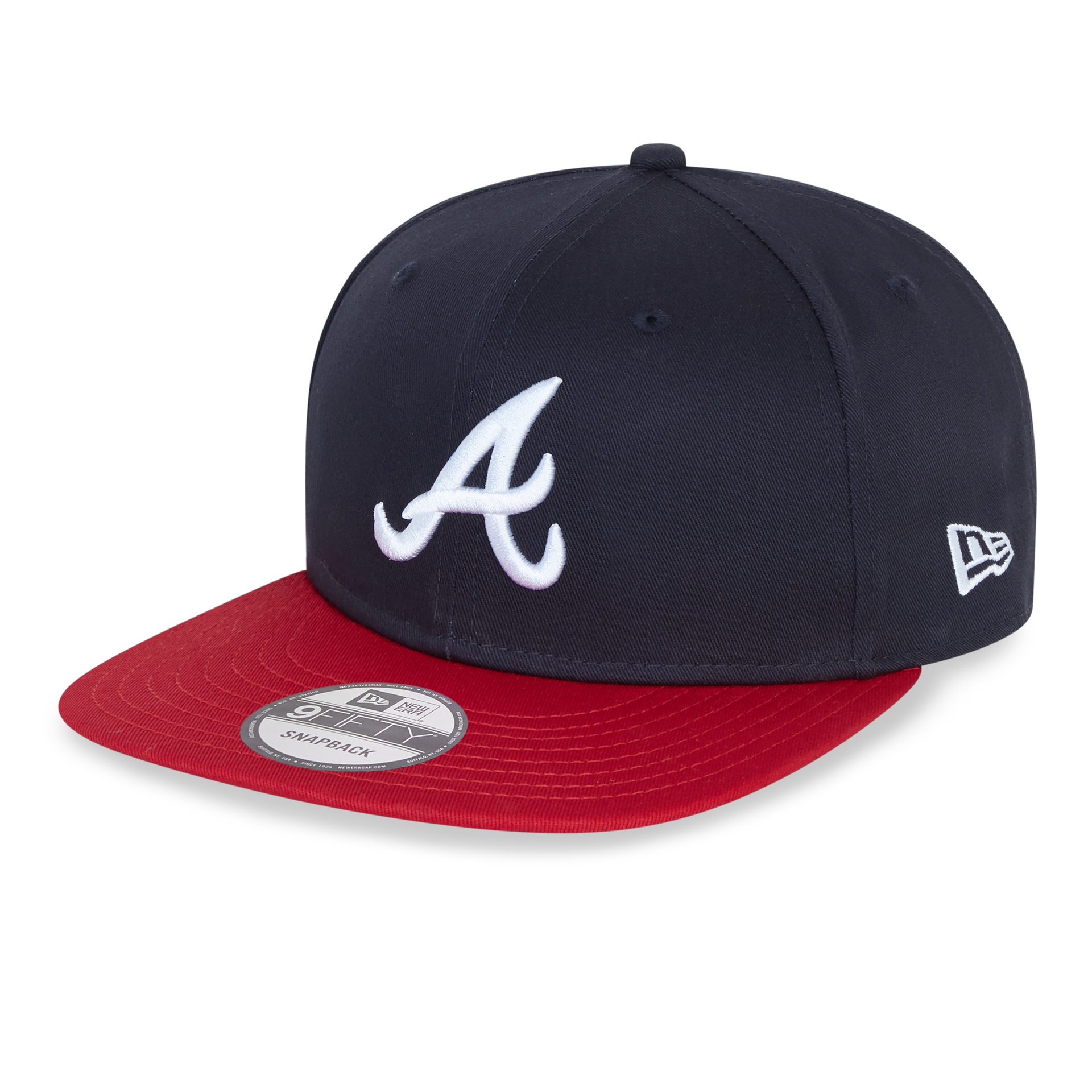 New Era Nos Mlb Otc 9fifty Atlbra - Navy/red