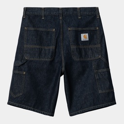 Carhartt WIP Single Knee Shorts - Blue Rinsed
