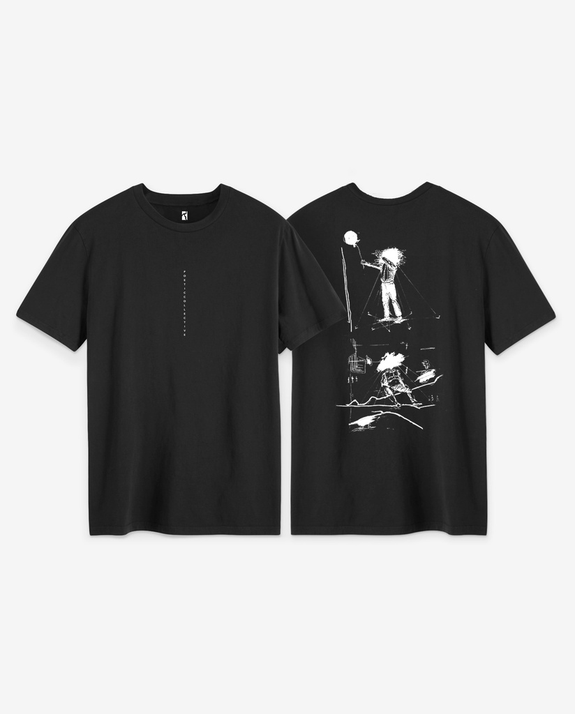 Poetic Collective Sketches T-shirt - Black