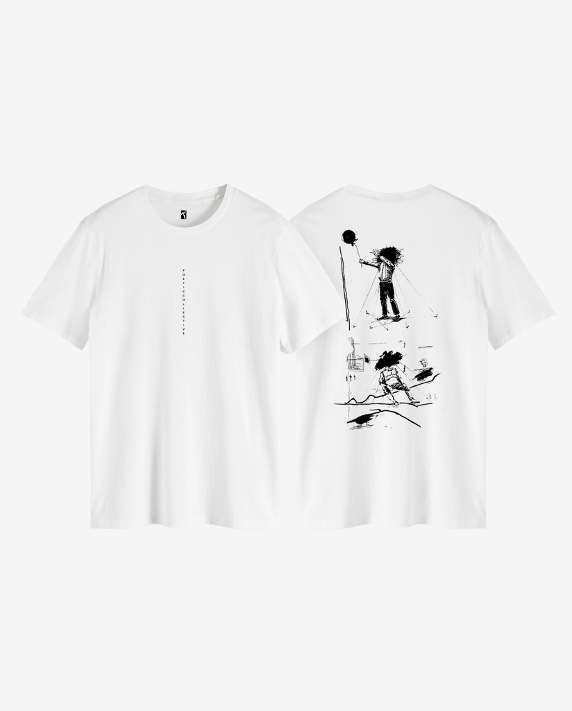 Poetic Collective Sketches T-shirt - White