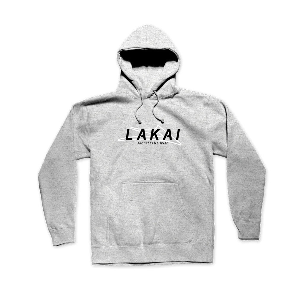 Lakai Stacked P/O Hoodie - Heather Grey