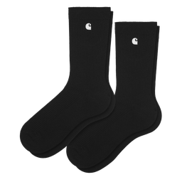 Carhartt WIP Madison Pack Socks - Black/White
