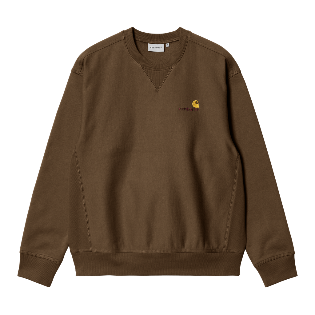 Carhartt WIP American Script Sweat - Lumber