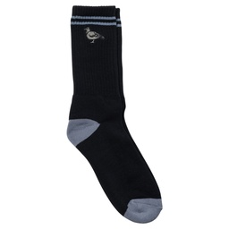 Antihero Basic Pigeon EMB Socks - Black / Grey