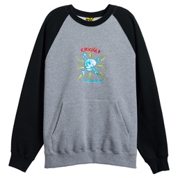 Krooked Style Crewneck - Heather/Black