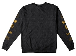 Krooked Naskar Crewneck - Charcoal Heather