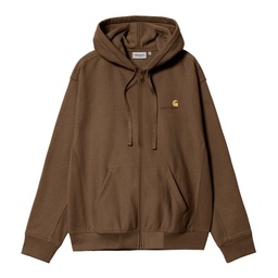 Carhartt WIP Hooded American Script Jacket - Lumber