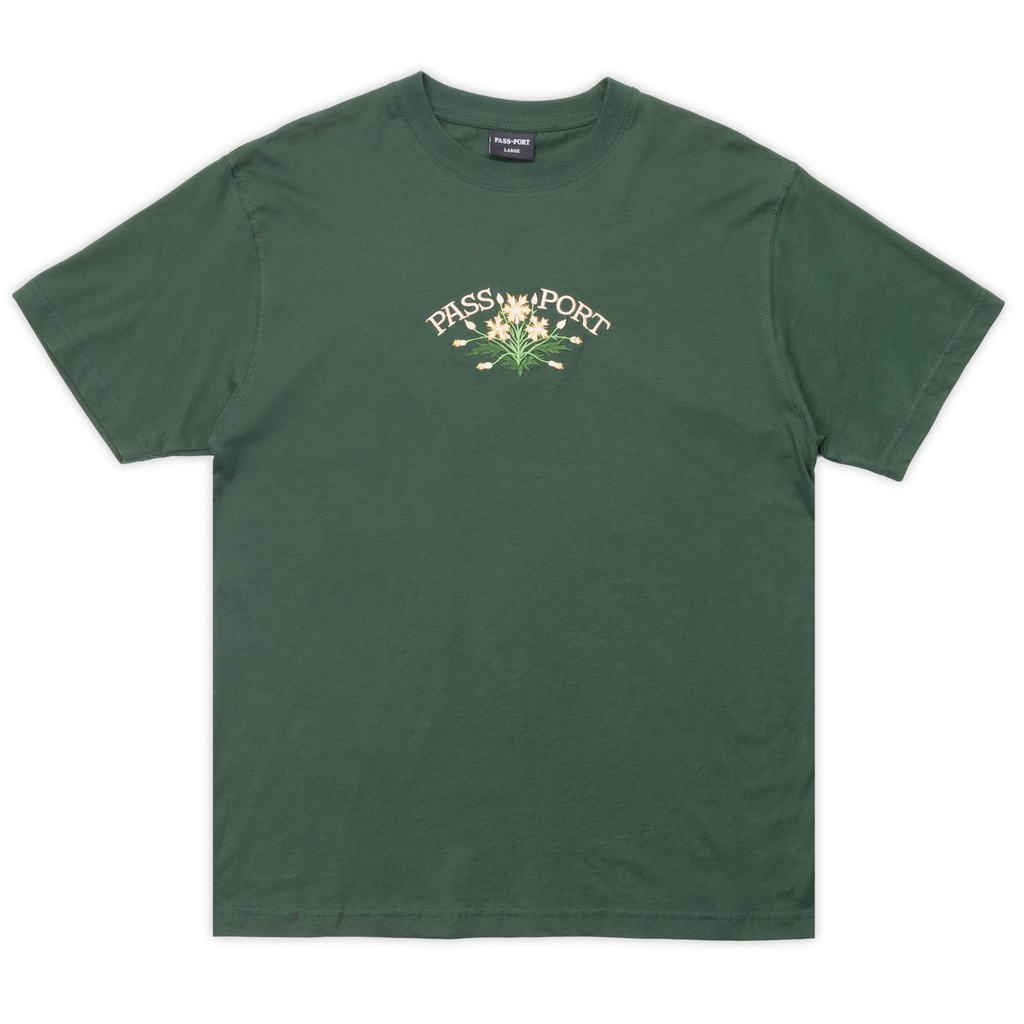 Pass-Port Bloom Organic Tee - Forest Green