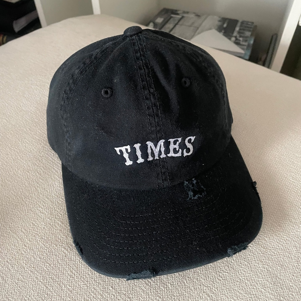 Times Vato Logo Cap - Worn Black