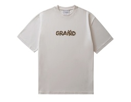 Grand Collection Grand NY Tee - White/Leopard Print