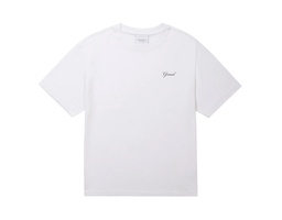 Grand Collection Script Tee - White